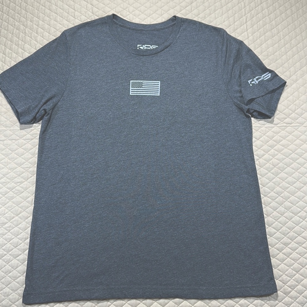 RPG Recon Performance Gear. Mens XL T Shirt. Charcoal Gray. Stay in the Fight.